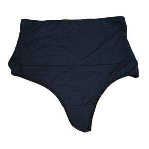 Werena Tummy Control Thong Shapewear Seamless Black Womens Xlarge